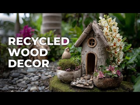 Eco-Friendly Garden Decor Ideas Using Upcycled Wood Crafts and Artistic Outdoor DIY Projects