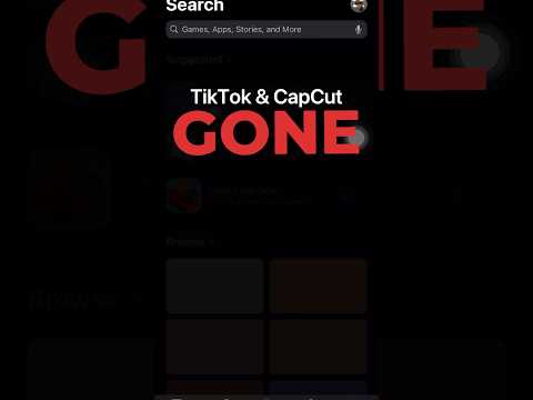 TIKTOK & CAPCUT are officially GONE / BANNED