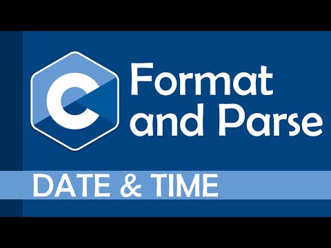Format and parse datetime in C