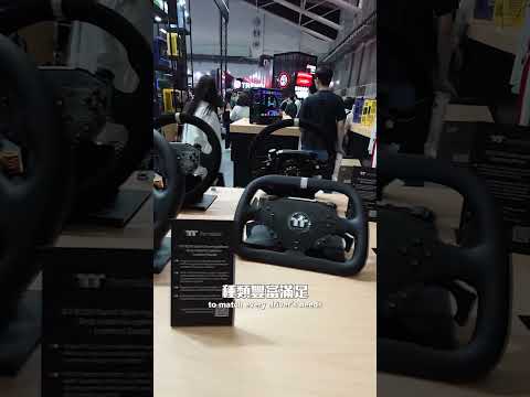 曜越簡直把賽車模擬器玩到淋漓盡致了- COMPUTEX 曜越賽車模擬器篇 #電競 #gaming #Thermaltake #曜越 #Computex #電腦展 #科技 #Simracing