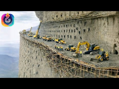 Wie amerikanische Ingenieure steile Felswände spalteten, um Straßen zu bauen!