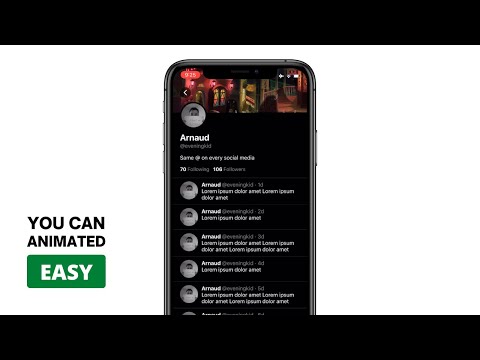 Animated Twitter Profile in React Native