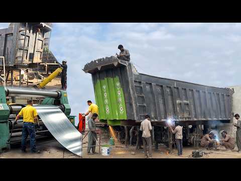 Unbelievable Making of 22-Wheeler Mega Trailer | Full Manufacturing Process Revealed
