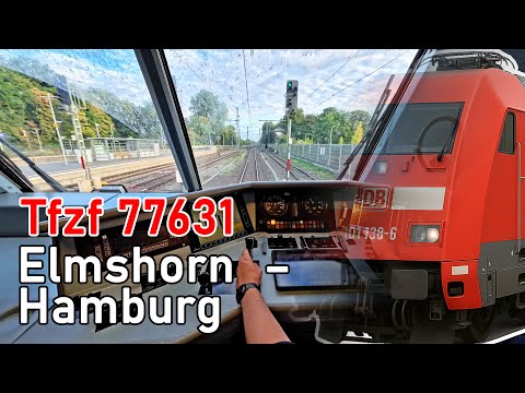 Vollgas! Nur mit der Lok in den Feierabend | Baureihe 101-Führerstandsmitfahrt | Elmshorn – Hamburg