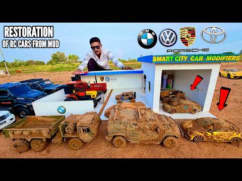 RC Restoration Of Super Cars From Collapsed Underground Secret Bunker - Chatpat toy tv