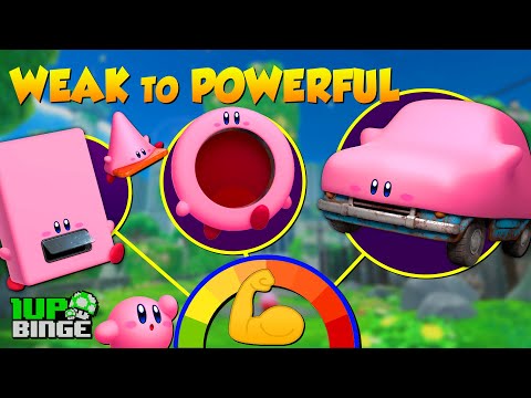 Kirby and the Forgotten Land: MOUTHFUL MODE Abilities: Weak to Powerful 💪