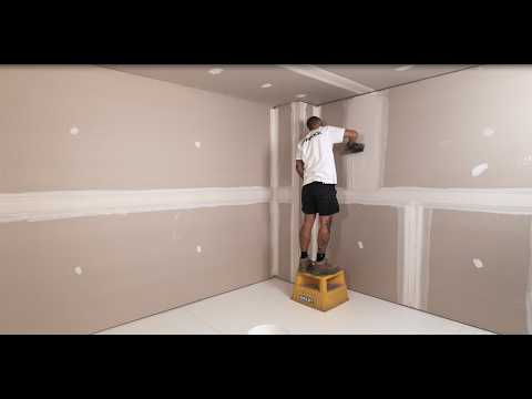 How to set Gyprock Plasterboard Joints - DIY Video Series - Video 2