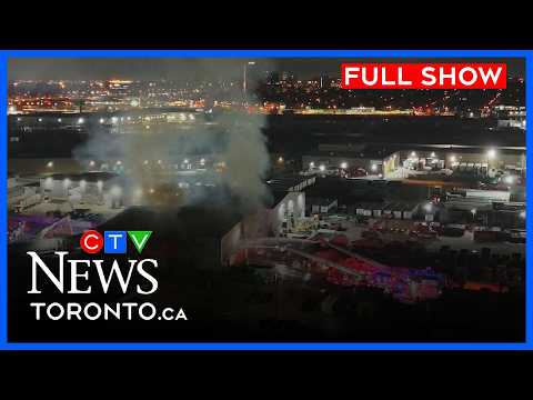 Over 80 firefighters tackling blaze at waste removal facility | CTV News Toronto Noon April 7, 2026