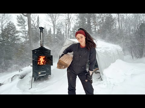 Heating My SHOWER With Wood! | Wood Boiler & Structure Fixes