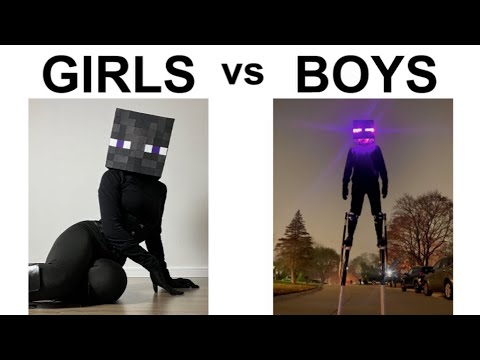 BOYS VS GIRLS MEMES MINECRAFT V3