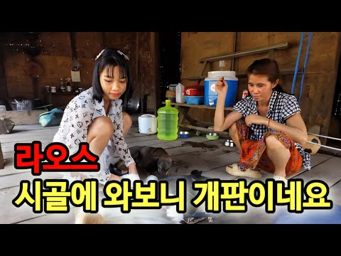 I'm in rural Laos. It's a real mess here.