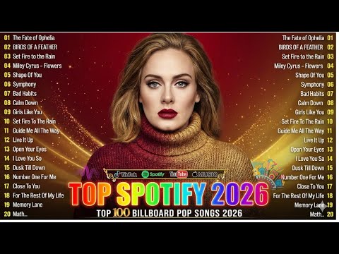 Spotify Pop Hits 2026🌊 Best Top Songs Of Adele, Taylor Swift, Bruno Mars, Billie Eilish, Lady Gaga
