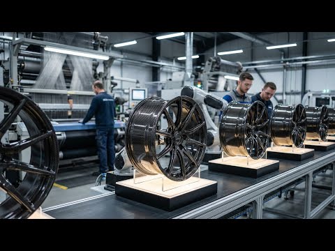 Inside a Carbon Fiber Supercar Wheel Factory: Weaving the Lightest Rims on Earth