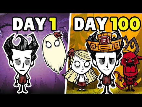 I Played 100 Days of Don't Starve Together with Friends!