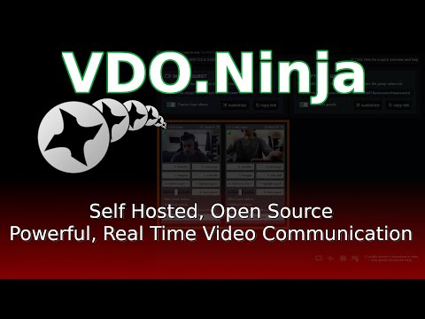 VDO.Ninja - Open Source, Powerful P2P Online Meetings