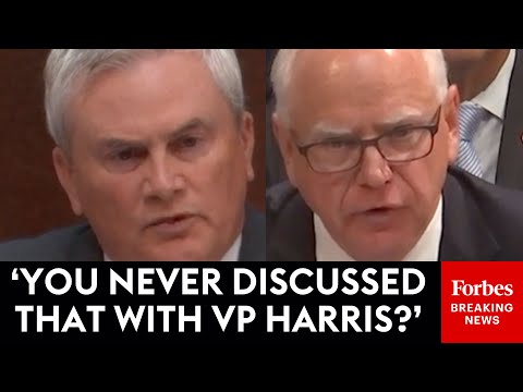 BREAKING: Walz Asked Point Blank If He Ever Discussed Biden 'Cognitive Decline' With Harris By Comer