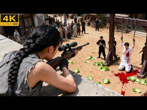 【2025動作電影】無辜丈夫被槍決示眾，槍王妻子血洗刑場救人！ #動作 #mma #戰爭