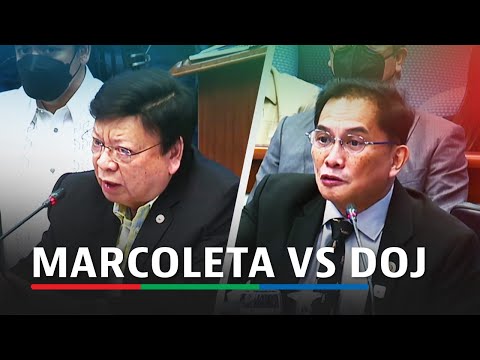 'Why are you intervening?' Marcoleta, Fadullon nagbangayan sa Senado | ABS-CBN News