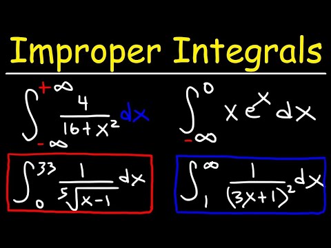 Improper Integrals - Convergence and Divergence - Calculus 2