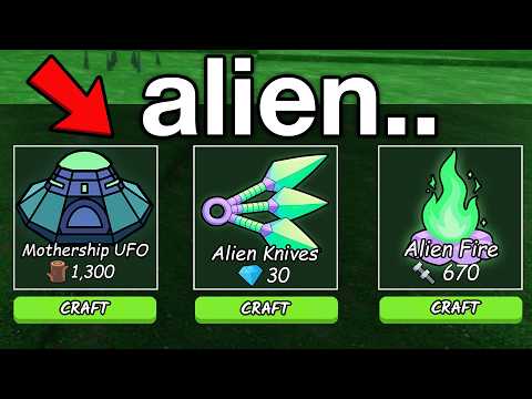 99 Nights But The Crafting Table Is ALIEN!