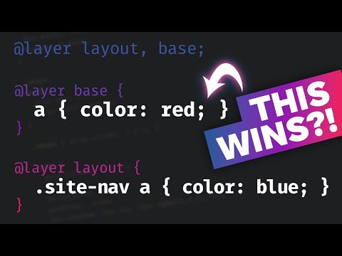 No more specificity issues?! (or all new ones 🤔) - A look at CSS Cascade Layers