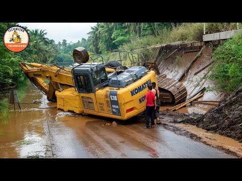 Idiots on Heavy Equipment and Idiots on Excavators Cause Millions of Dollars in Damage