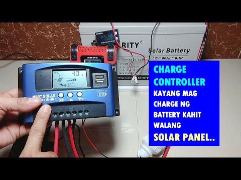 PAANO MAG CHARGE NG BATTERY KAHIT WALANG SOLAR PANEL