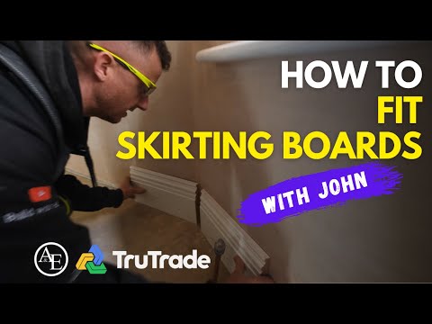 How To FIT SKIRTING BOARDS | DIY Series