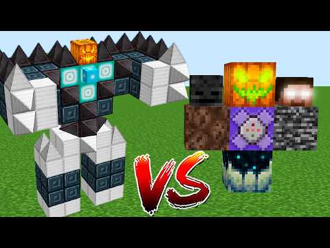 NEW ALPHA MUTANT GOLEM vs All Bosses - battle minecraft mobs