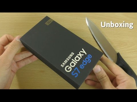 Samsung Galaxy S7 Edge Gold - Unboxing! (4K)