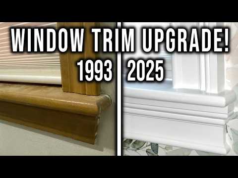 How to Upgrade Your Interior Window Trim and Sill | Transform Your Windows with This Easy DIY!