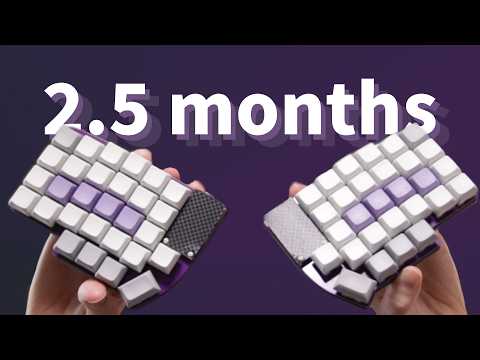 I used a split keyboard for 2.5 months