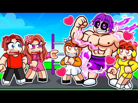 My Girlfriend Cheated On Me, So I Rizzed MY CRAZY FAN GIRLS In Rage Gym Simulator...
