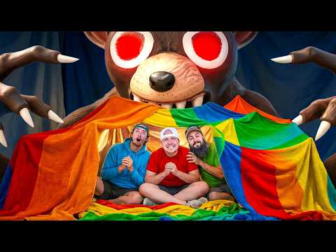 I Survived 99 Nights In A BLANKET FORT!