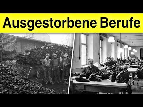 Verschwundene DDR Berufe, 18 Handwerke die nach der Wende Verschwanden