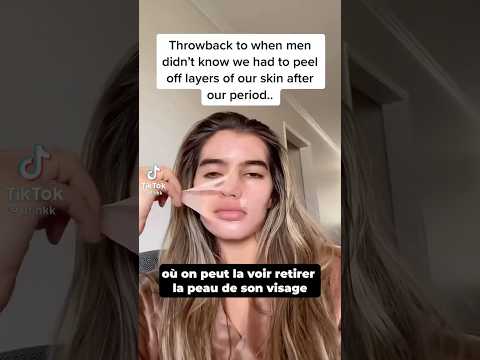 Les femmes perdent leur peau tous les mois 😲