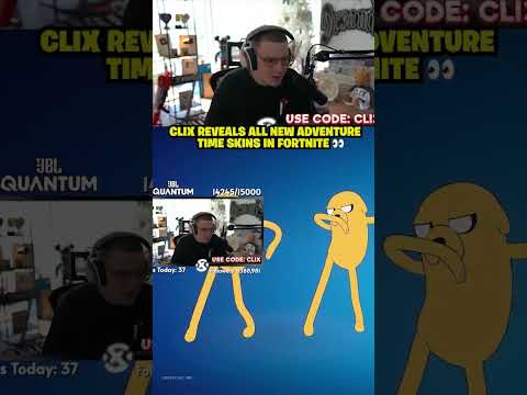 Clix REVEALS all NEW Adventure Time skins in Fortnite 👀