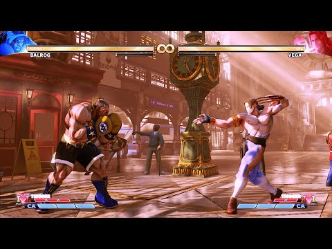Balrog vs Vega (Hardest) - Street Fighter 5. | Epic Battle