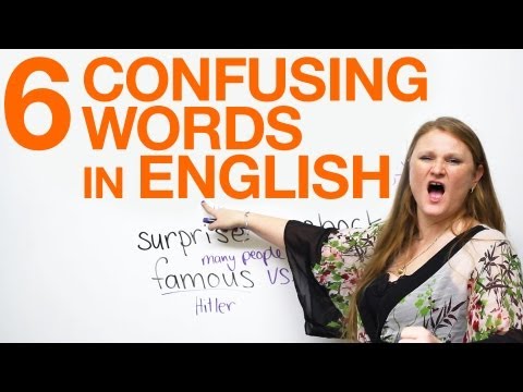 6 Confusing Words: fun & funny, famous & popular, surprise & shock