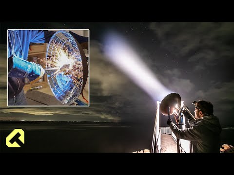 I combined a welder with 374 mirrors