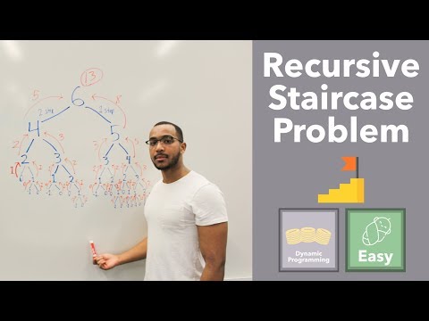 The Recursive Staircase - Top Down & Bottom Up Dynamic Programming ("Climbing Stairs" on LeetCode)