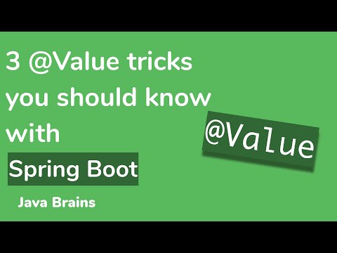 Three Value annotation tricks you should know -  Microservice configuration with Spring Boot [05]
