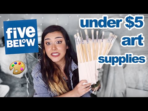 Five Below DID THAT...Under $5 Art Supply Haul