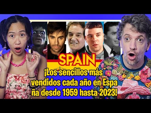Our Reaction to Most Popular Songs in Spain [1959-2023]