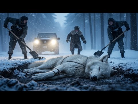 Enterrée vivante dans la forêt, cette louve blanche a été sauvée par un vieux chasseur