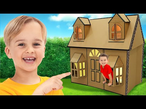 Cardboard Houses Challenge for kids