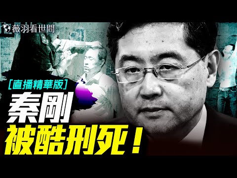 秦剛不堪酷刑「三大件」，被「黑白無常」招去，中共百種酷刑慘絕人寰。｜薇羽看世間【直播精華版】 20250720