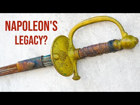 Restoration of Antique Royalist Smallsword - National Guard