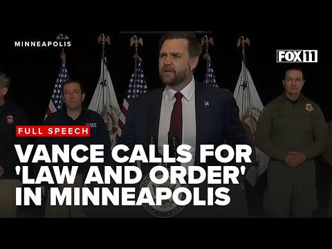 After ICE shooting and protests, Vice President JD Vance calls for 'law and order' in Minneapolis