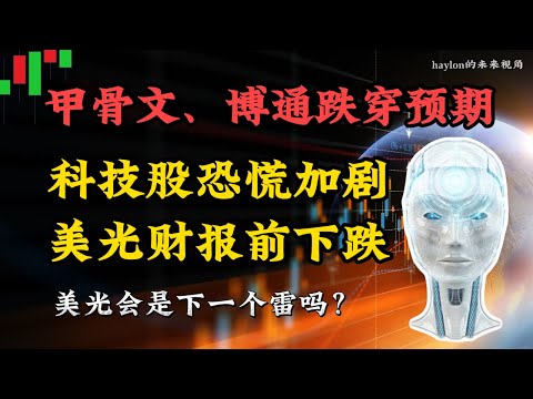 美股 |甲骨文、博通跌穿预期，科技股恐慌加剧，美光财报前下跌,美光会是下一个雷吗？ #美股 #股票 #股票分析 #股市 #Henry的未来视角 #甲骨文 #博通 #美光 #科技股 #财报